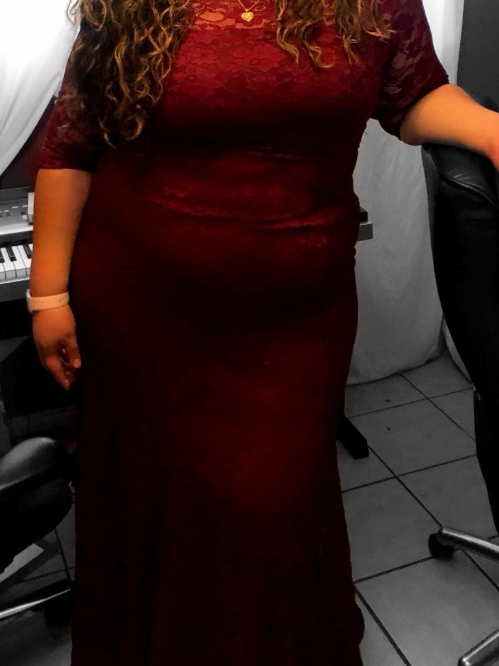 torrid Burgundy Lace Maxi Dress